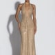 ROSETTA MAXI DRESS - GOLD SPARKLE