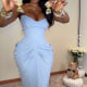 CHIARA MAXI DRESS - GLACIER BLUE