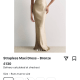 Strapless maxi dress- bronze 