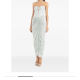 sequin-embellishment ruched midi dress