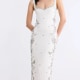 Clio Peppiatt Iris dress in white