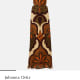 Halterneck silk maxi dress