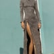 Optic dress floor length 