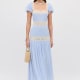 Marjorie Georgette Midi Dress