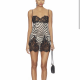 NBD Lace Zebra Print Kaycee Mini Dress