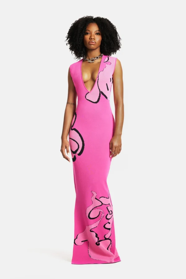 gisele knit maxi dress Gisele Knit Dress - Cream