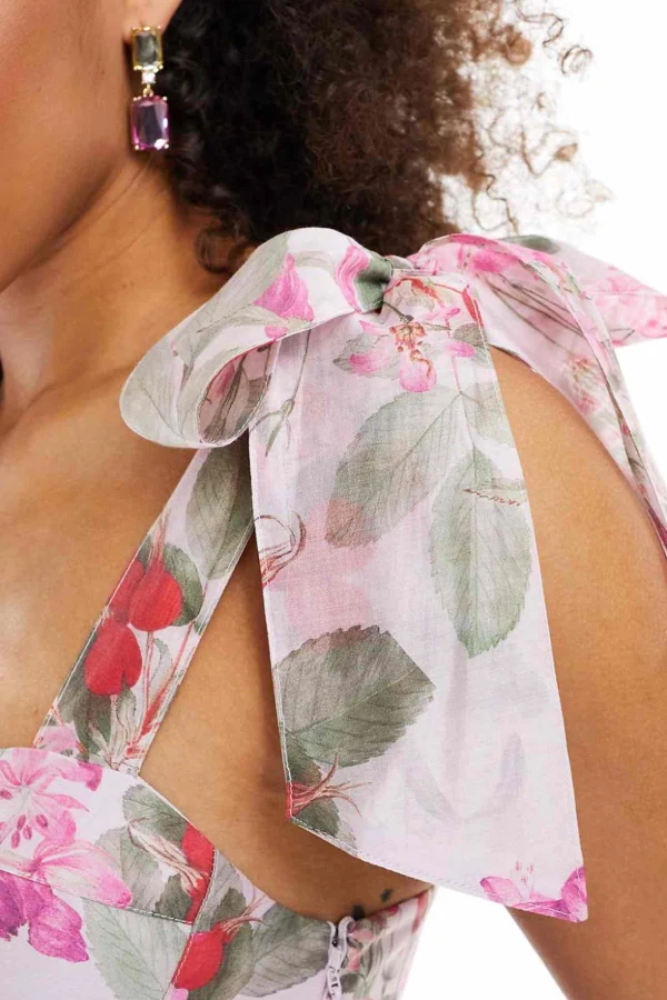 Rent & Other Stories corset front tiered maxi dress - & Other Stories | HURR