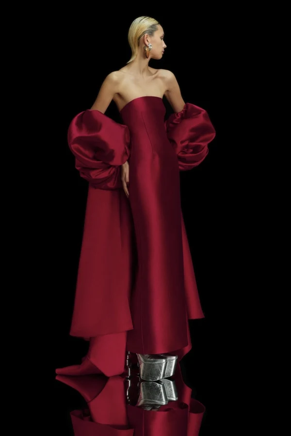 Rent The Lea maxi dress in Ruby - Solace London | HURR