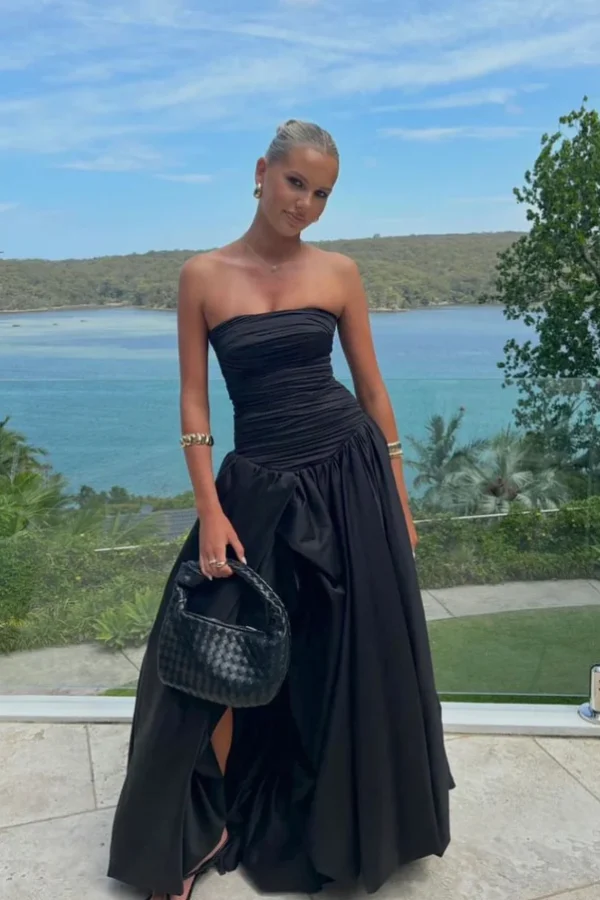aje violette bubble hem maxi dress Drs Aje Violette Bubble Hem Maxi