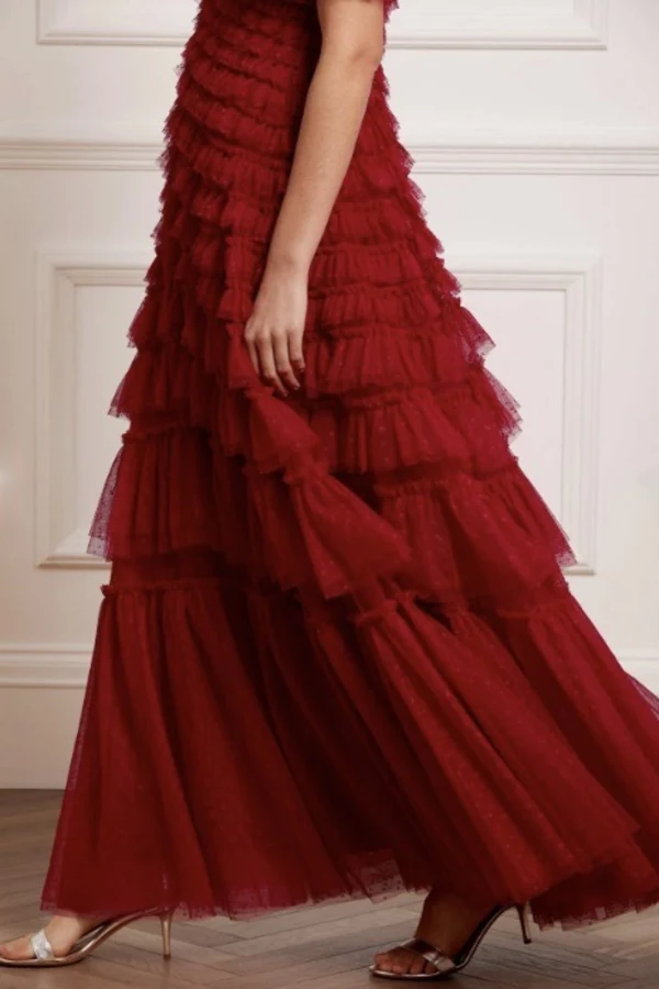 Rent Willow Ruffle Gown - Needle & Thread | HURR