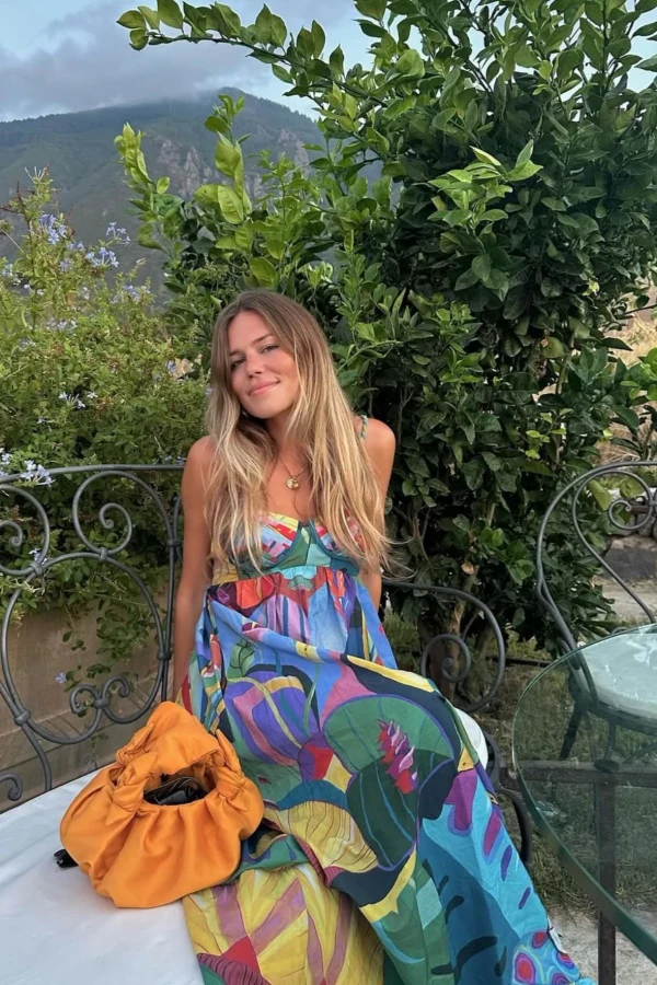 farm rio tropical scenario sleeveless maxi dress FARM Rio Tropical Scenario Sleeveless Maxi Dress