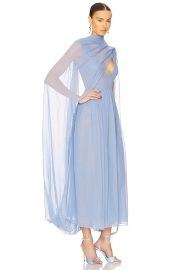 Rent Silk chiffon gown - Helsa | HURR