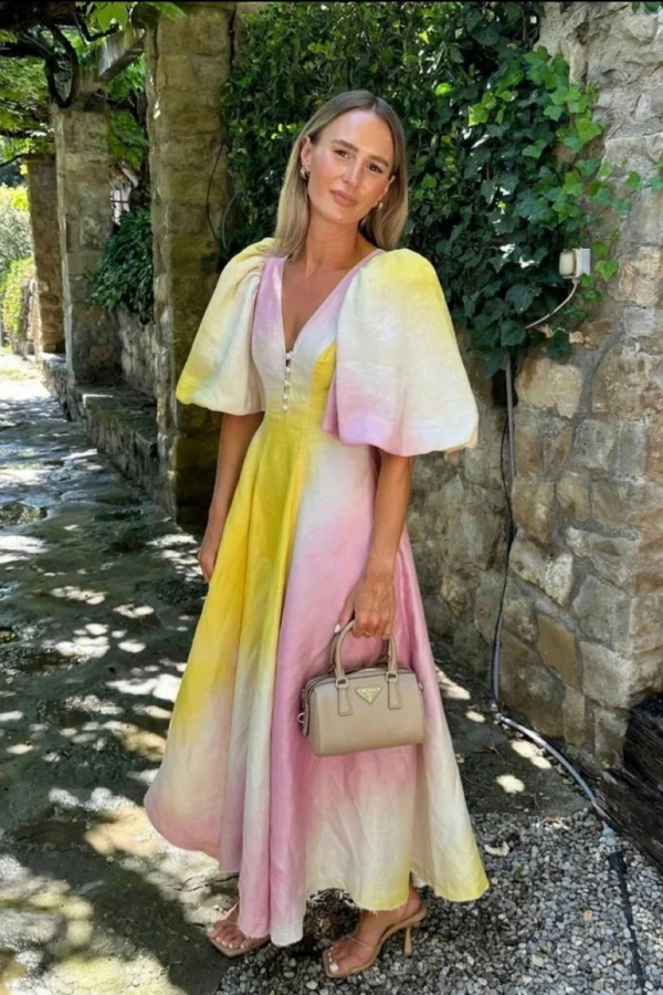 knee length dresses for ladies Beau Midi Dress | Muted Sky main image 0