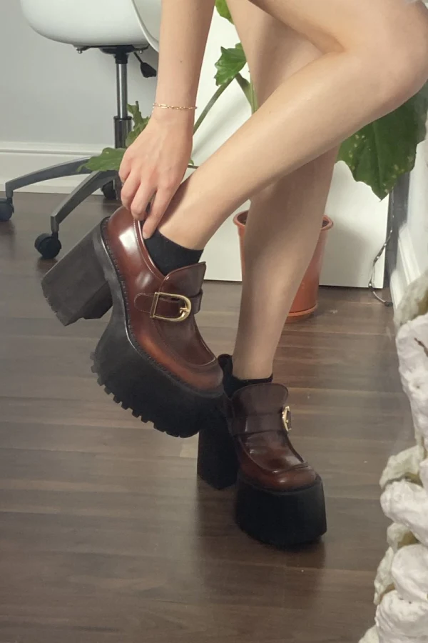 Platform Boots Ruth Leather Platform Loafers Marc Jacobs Rent Marc