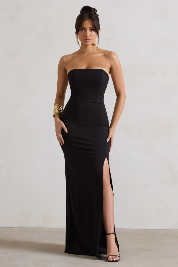 black bandeau dress Lyvoria main image 0