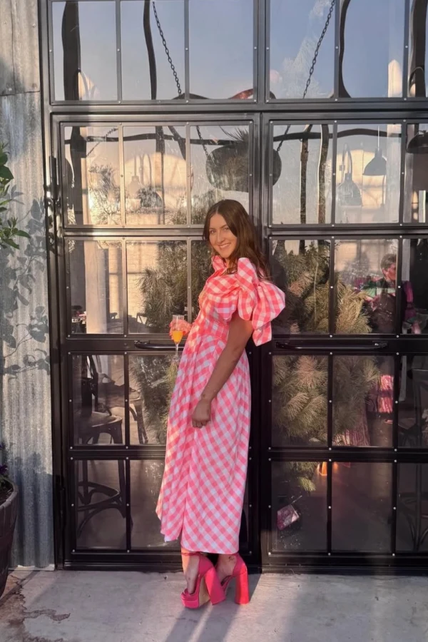 celiab pink curazao vichy dress Rent Curazao Vichy Pink - Celia B