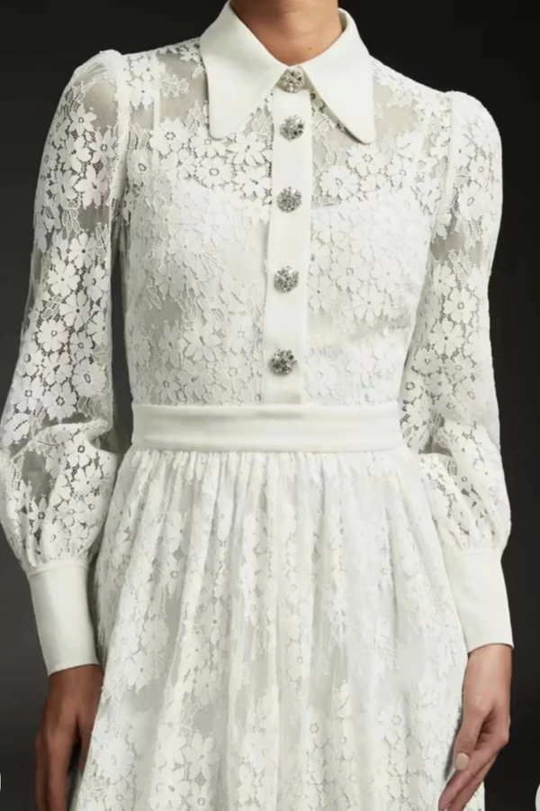 Rent Lily ivory lace wedding dress - LK Bennett | HURR