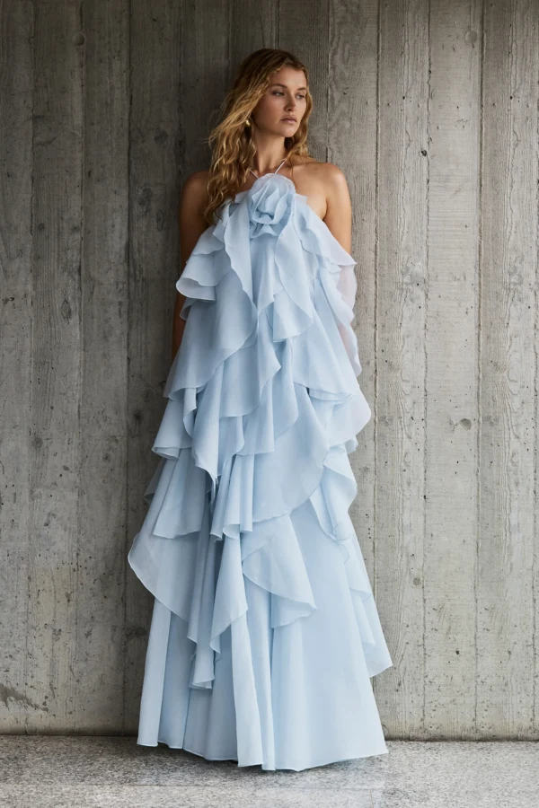 Rent Aje Pandorea baby blue dress - Aje | HURR