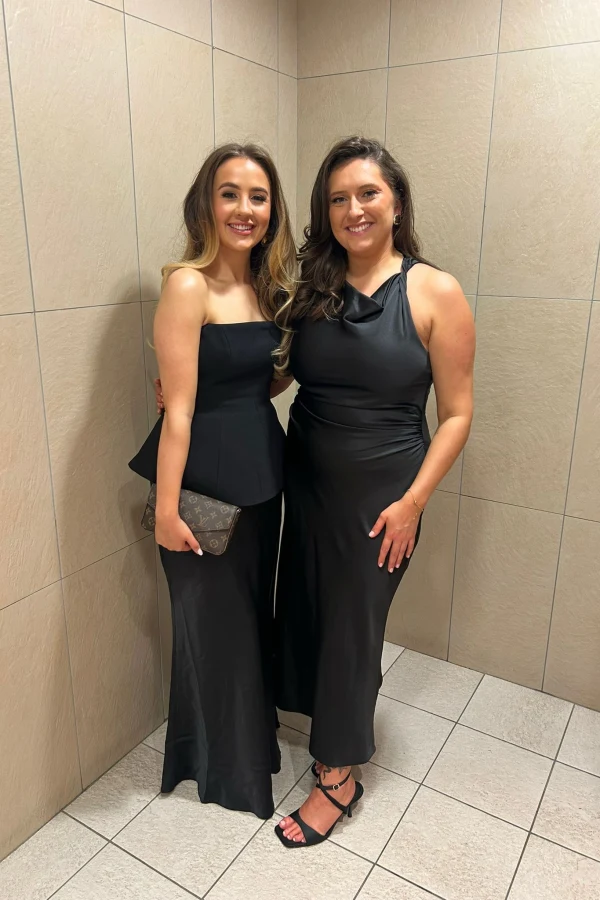 Rent Ohio Black Strapless Maxi Dress - Club L London
