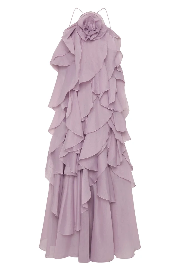 chinese dress ladies Pandorea Layered Maxi Dress | Black main image 0