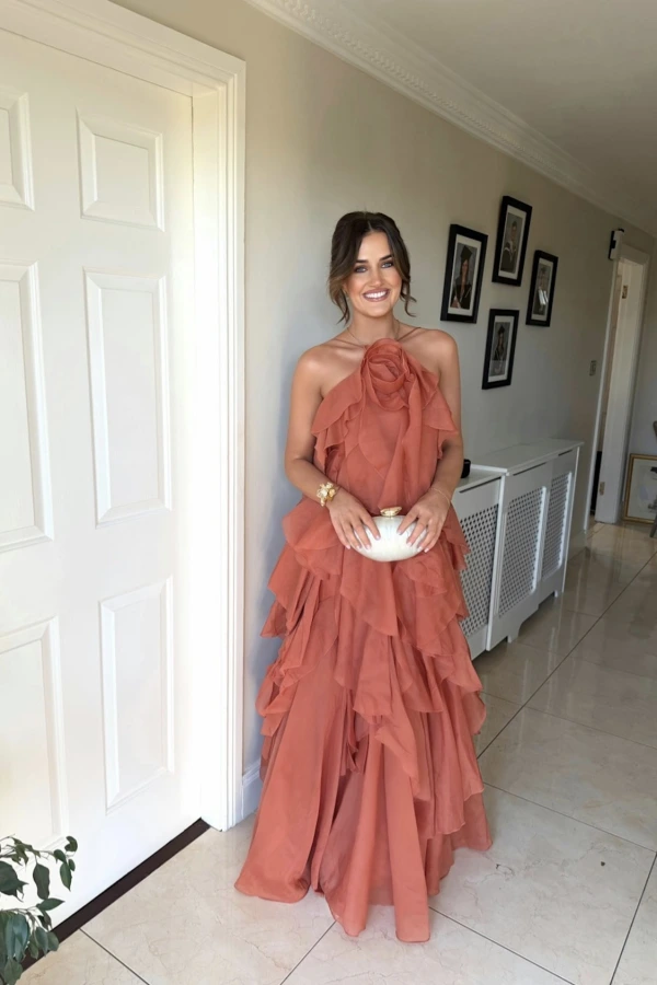 Rent Aje Pandorea layered maxi dress - 8 - Aje | HURR