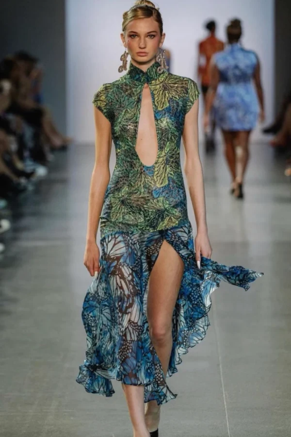 Rent Lace Butterfly Dress in Butterfly Kim Shui - Kim Shui | HURR