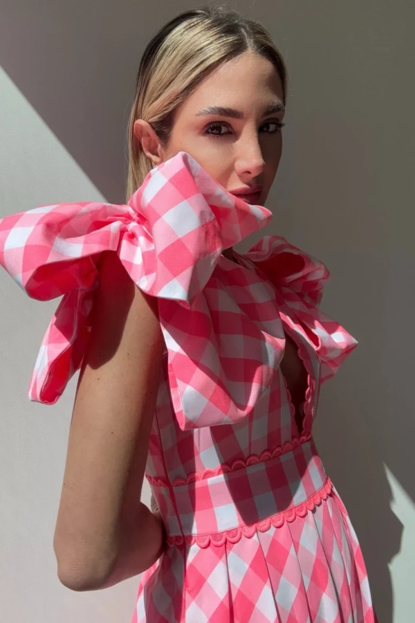 celiab pink curazao vichy dress Celia B | Dresses | New Celia B Curazao Vichy Midi Dress In Pink
