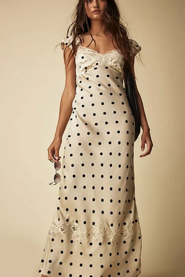 fiona lace maxi dress Fiona Embroidered Gown – SAU LEE main image 1