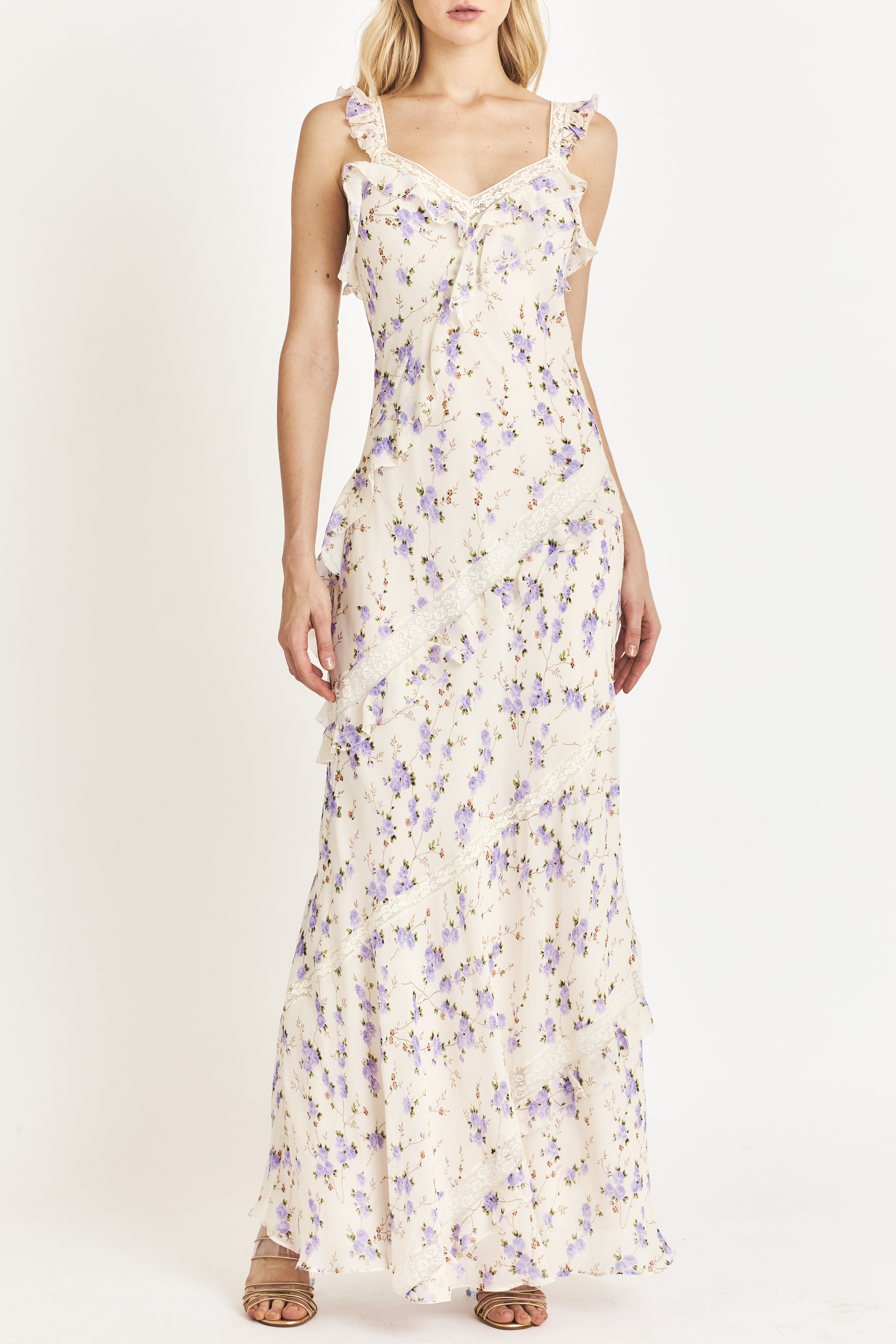 LoveShackFancy Womens Radiance dress Size 4 White Maxi