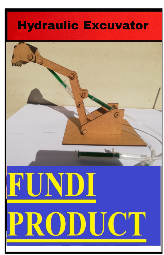School Project Hydraulic Excavator Arm