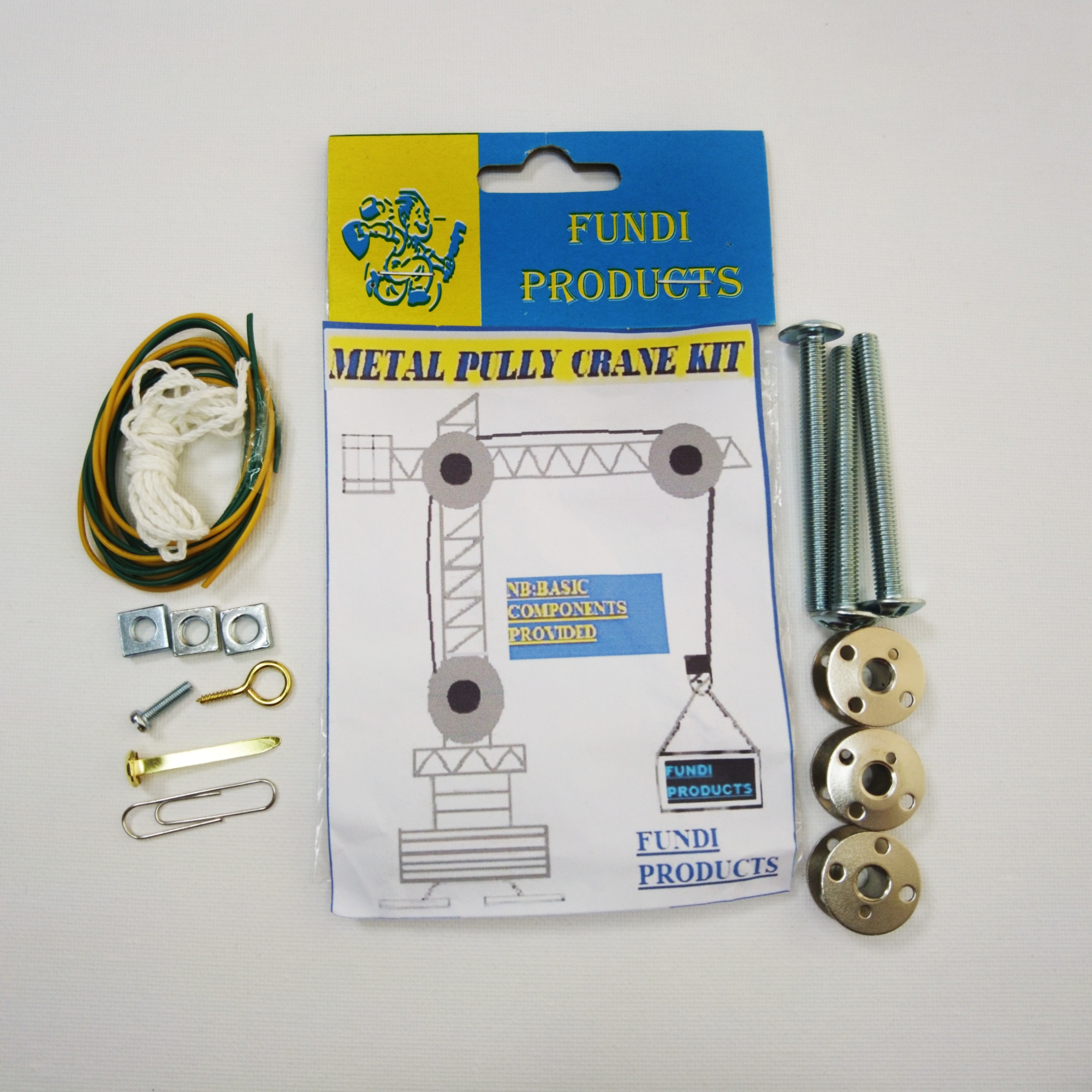 School Project Kit Metal Pulley Crane