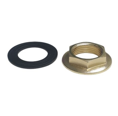 Back Nut 15MM BRS + Pillar Tap Washer