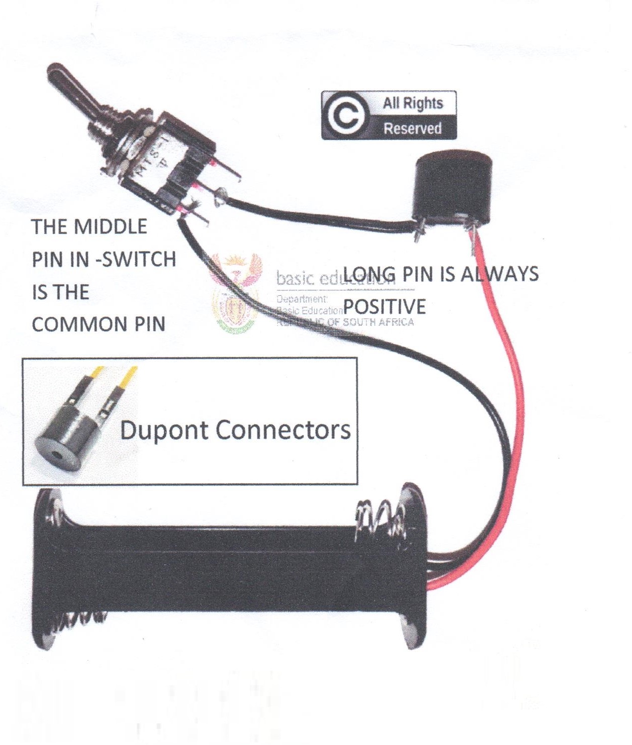 School Project Kit Alarm/Toggle Switch
