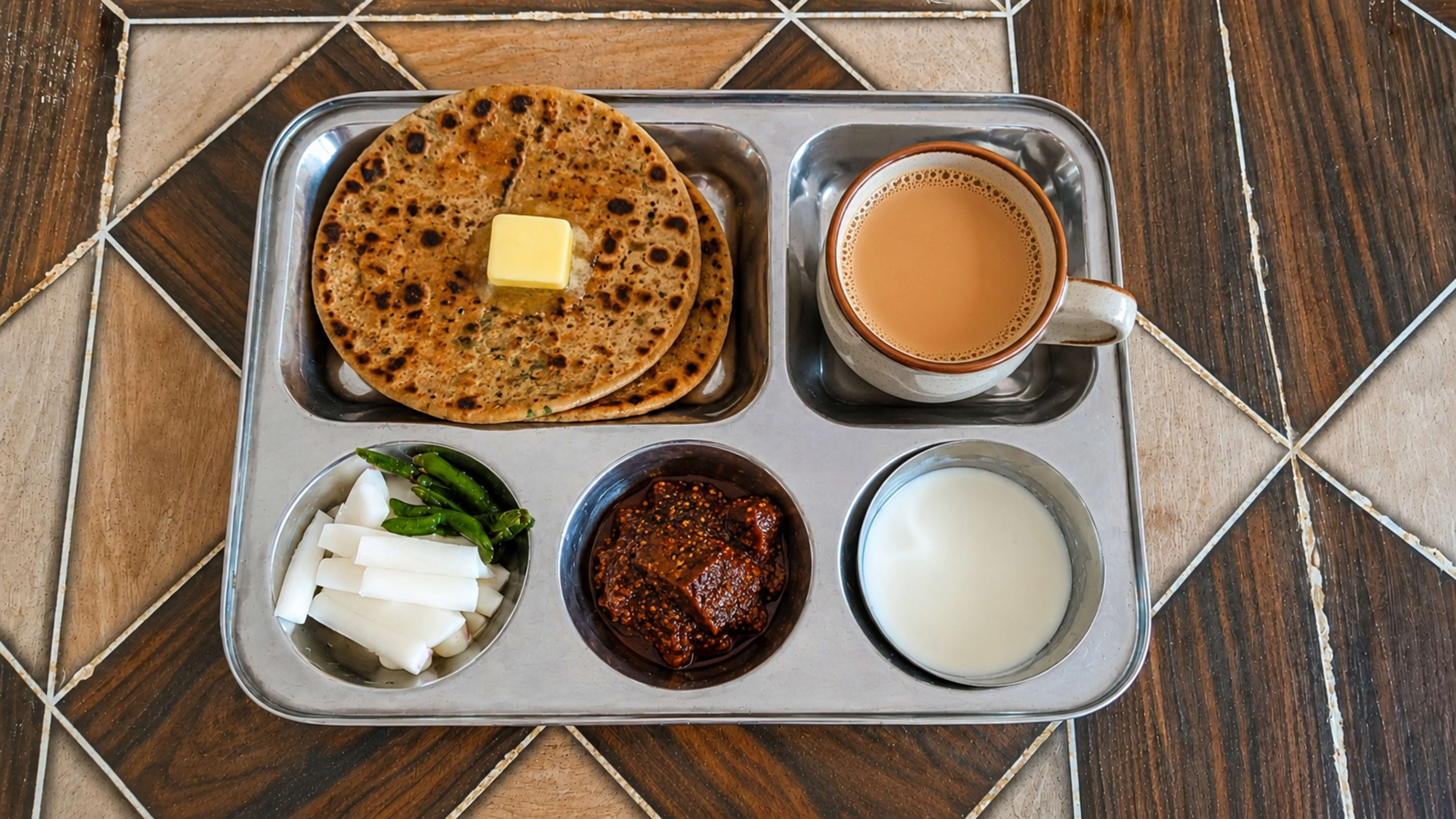 Seasonal Vegetable Paratha