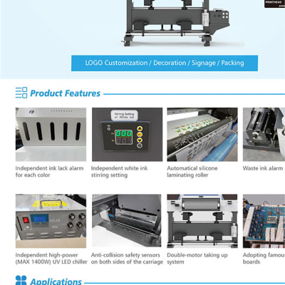 InnovaEdge UNI-603 3D UV Printer — official product information