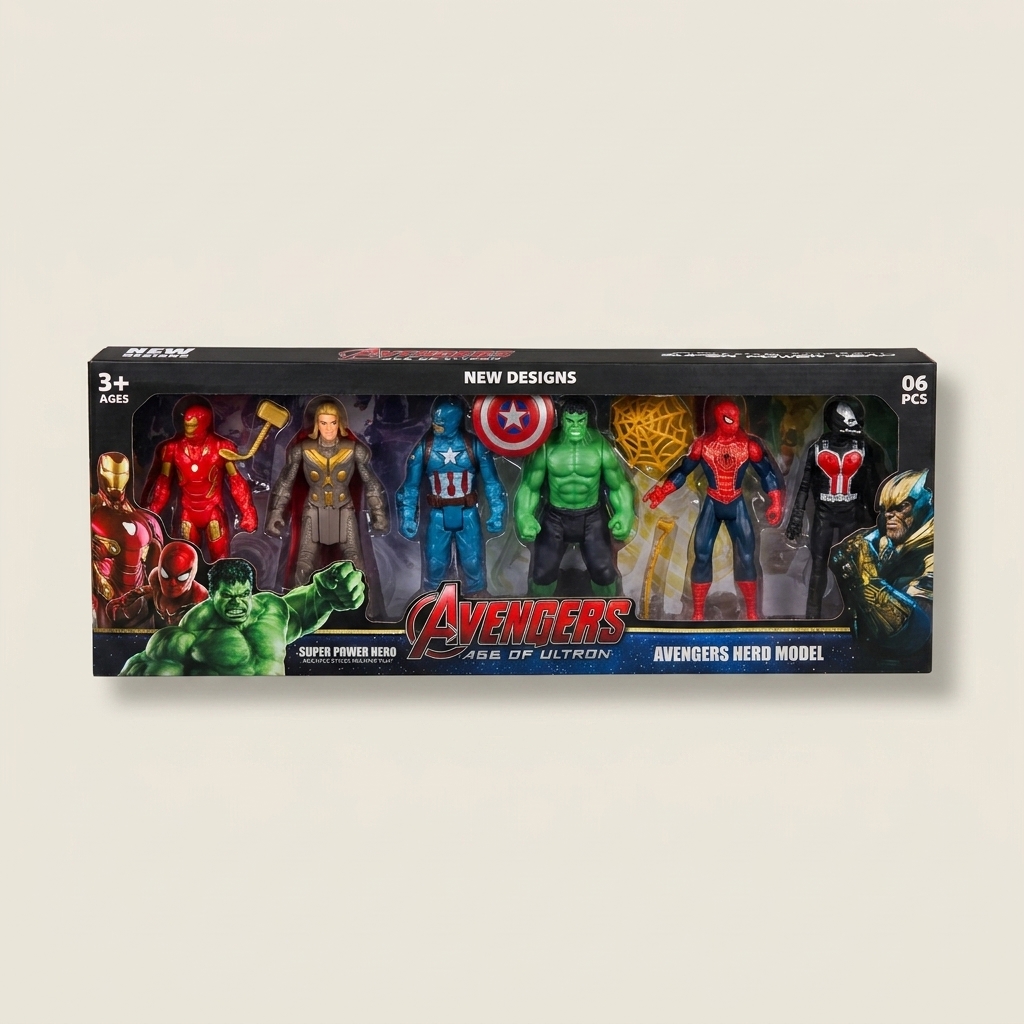 Avengers Age of Ultron Super Power Hero Action Figure Set (6 Pieces) product image 4