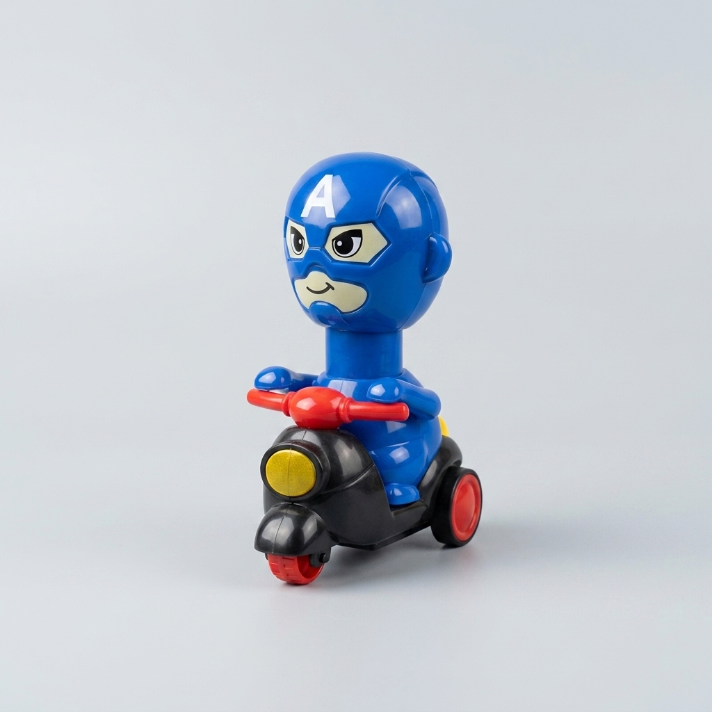 Press and Go Cartoon Superhero Toy Scooter (Assorted Characters) product image 3