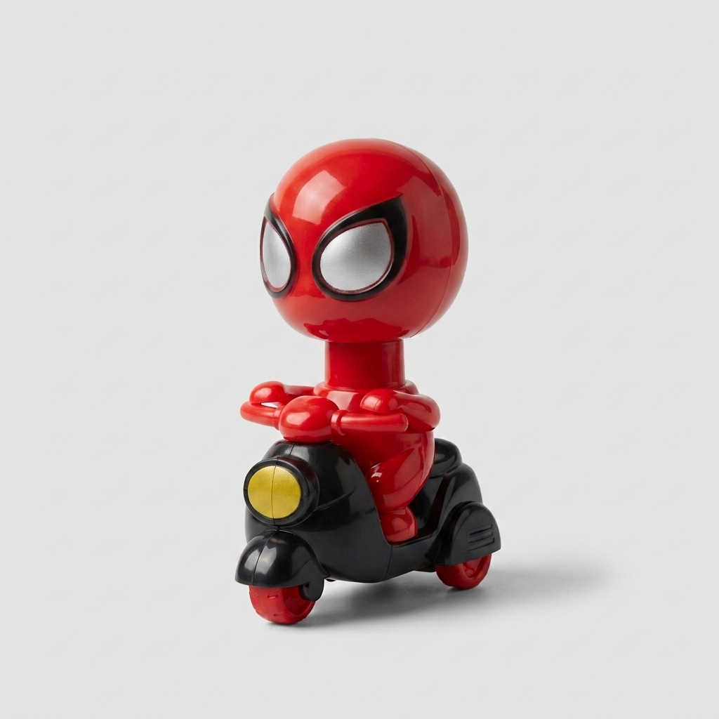 Press and Go Cartoon Superhero Toy Scooter (Assorted Characters) product image 4
