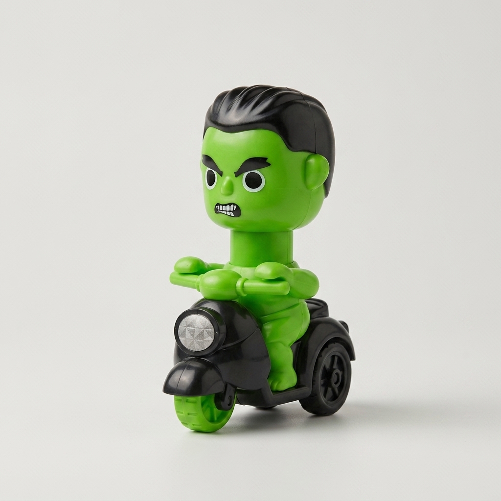Press and Go Cartoon Superhero Toy Scooter (Assorted Characters) product image 5