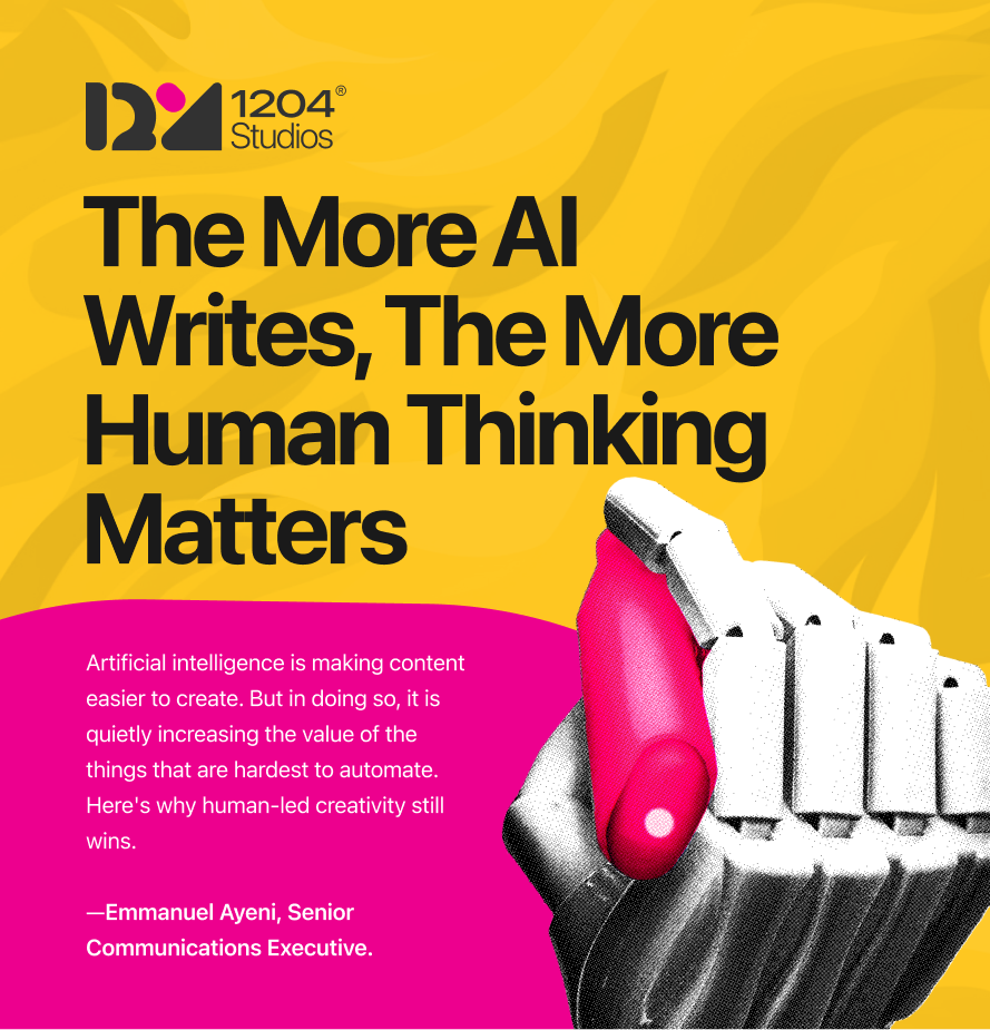 The More AI Writes, The More Human Thinking Matters