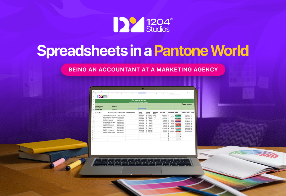 Spreadsheets in a Pantone World: Being an accountant at a marketing agency