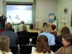 В музее презентовали совместную книгу Дениса Чиркова и Владимира Гайдукова