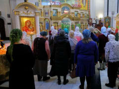 Епископ Канский и Богучанский Вячеслав провел божественную литургию в зеленогорском храме