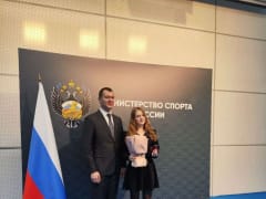 В Красноярске Министр спорта России Михаил Дегтярёв вручил ведомственные награды спортсменам Зеленогорска