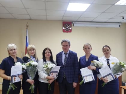 Сотрудники аппарата награждены ведомственными наградами