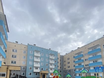 Продолжается строительство жилого комплекса в Лесосибирске