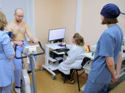 В клинической больнице № 42 появился современный велоэргометр