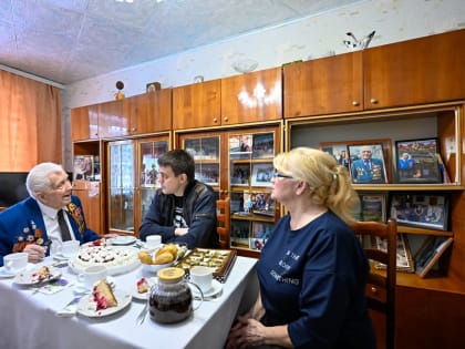 Участник Великой Отечественной войны Алексей Самохин из Дивногорска отметил 100-летний юбилей