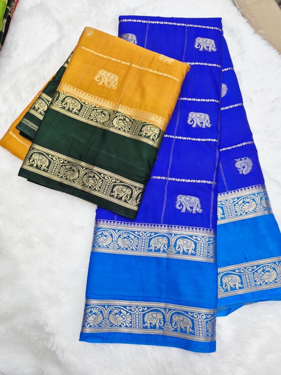 Mysore crepe viscose checks 