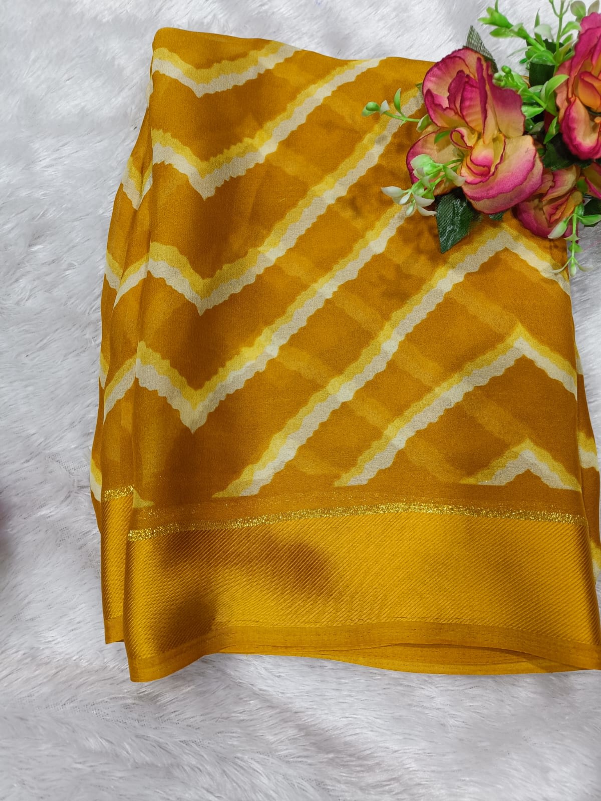 TRENDING GEORGETTE LEHRIYA SAREE